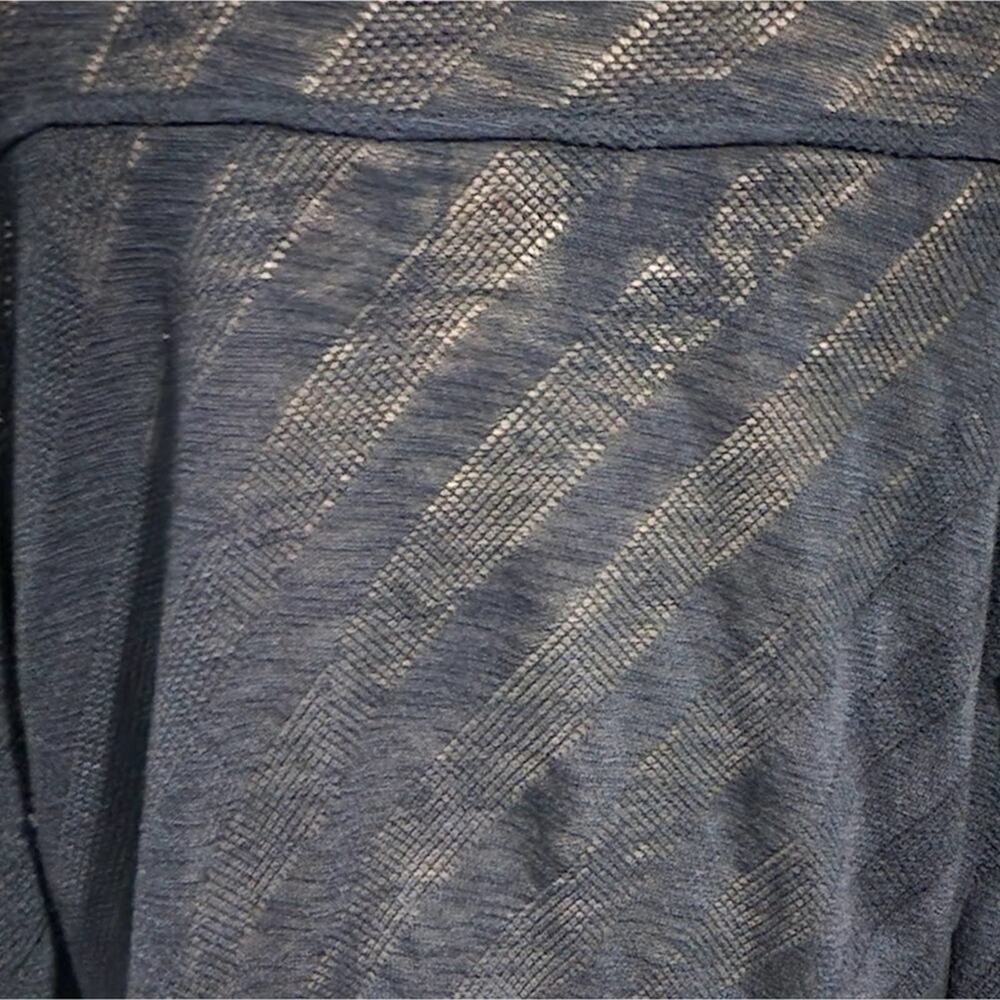 Multiples Slightly Sheer Asymmetrical Cardigan Bl… - image 6